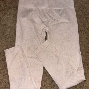 Gymshark Beige High-Waisted Leggings